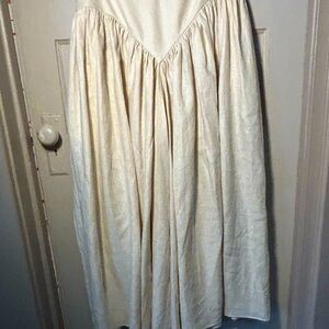 Never worn with tags wide leg linen pants by Fe Noel. 100% linen, pockets